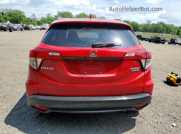 3CZRU6H15NM754893 2022 HONDA HR-V Red Հետևի տեսք