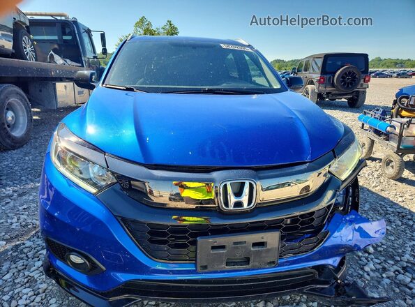 3CZRU6H15NM773623 2022 HONDA HR-V Blue წინა ხედი