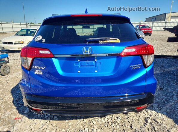 3CZRU6H15NM773623 2022 HONDA HR-V Blue უკანა ხედი