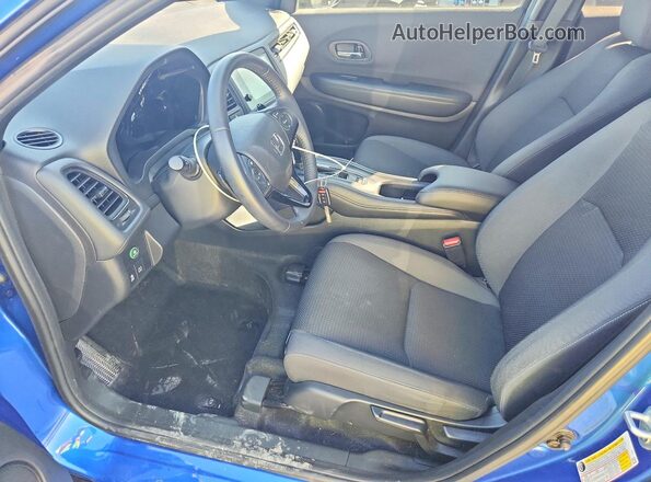 3CZRU6H15NM773623 2022 HONDA HR-V Blue წინა სალონის ხედი
