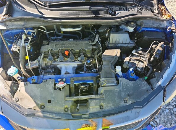 3CZRU6H15NM773623 2022 HONDA HR-V Blue უკანა სალონის ხედი