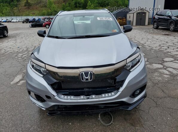 3CZRU6H16KM729951 2019 HONDA HR-V Silver Front view