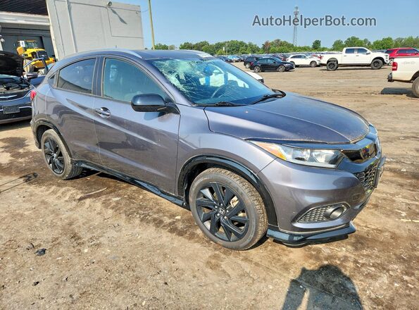 3CZRU6H16MM706902 2021 HONDA HR-V Gray Передня права чверть