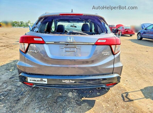 3CZRU6H16MM706902 2021 HONDA HR-V Gray Вид ззаду