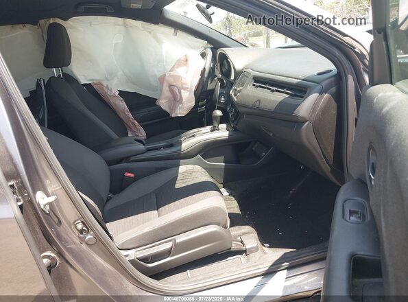 3CZRU6H16MM740385 2021 HONDA HR-V Gray Вид салону спереду