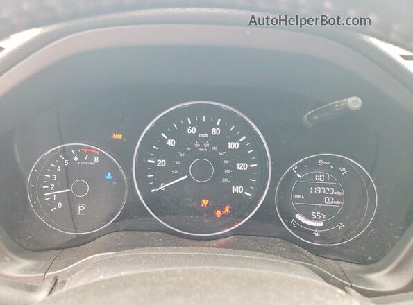 3CZRU6H16MM749426 2021 HONDA HR-V White Instrument cluster view