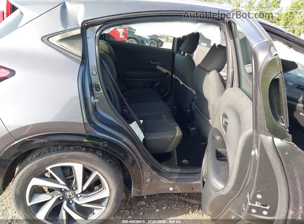 3CZRU6H17KG704975 2019 HONDA HR-V Gray Vista de la etiqueta del VIN