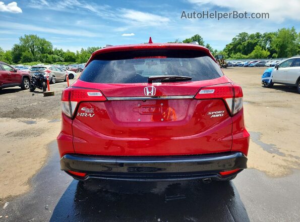 3CZRU6H17NM726044 2022 HONDA HR-V Red უკანა ხედი