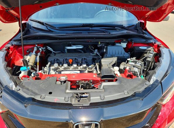 3CZRU6H17NM726044 2022 HONDA HR-V Red უკანა სალონის ხედი