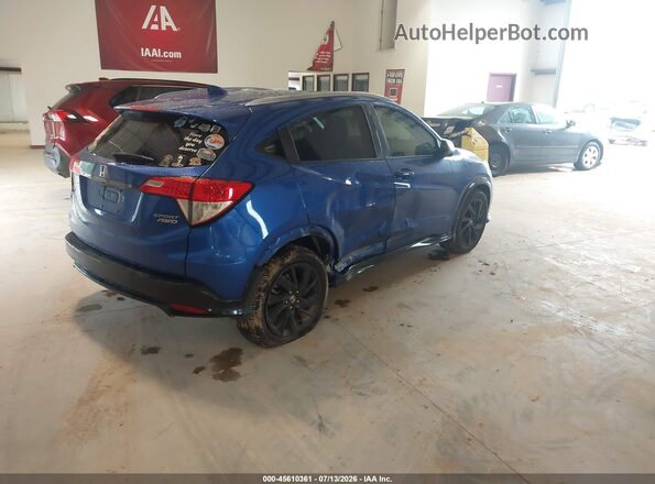 3CZRU6H17NM769573 2022 HONDA HR-V Blue Tył prawy
