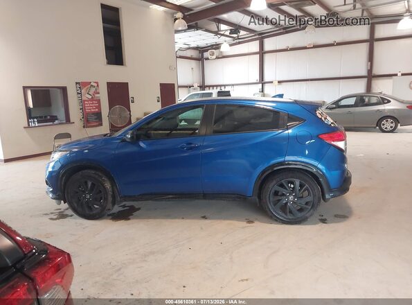 3CZRU6H17NM769573 2022 HONDA HR-V Blue Widok wnętrza 360 stopni