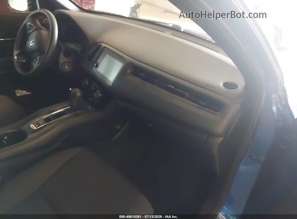 3CZRU6H17NM769573 2022 HONDA HR-V Blue Widok wnętrza z przodu