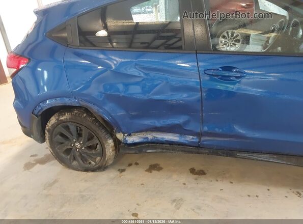 3CZRU6H17NM769573 2022 HONDA HR-V Blue Widok z przodu