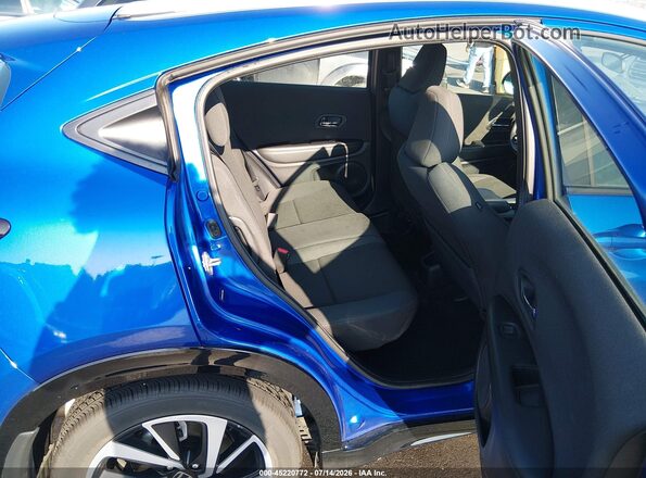 3CZRU6H18KG709666 2019 HONDA HR-V Blue VIN კოდის სტიკერის ხედი