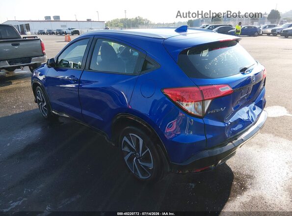 3CZRU6H18KG709666 2019 HONDA HR-V Blue უკანა მარცხენა