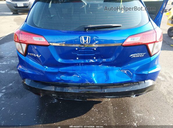 3CZRU6H18KG709666 2019 HONDA HR-V Blue წინა ხედი