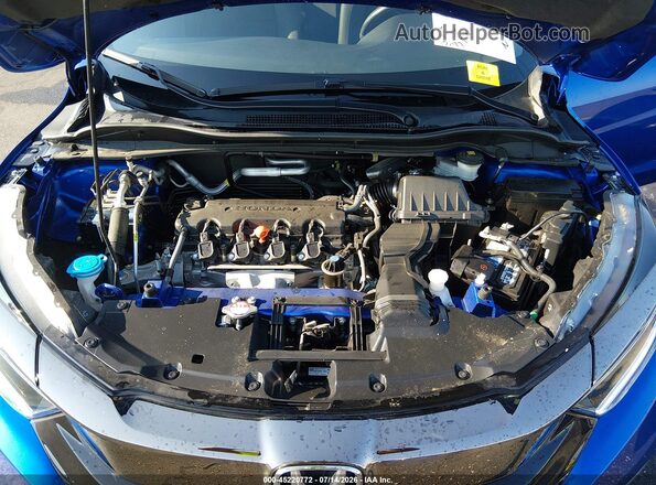 3CZRU6H18KG709666 2019 HONDA HR-V Blue უკანა ხედი