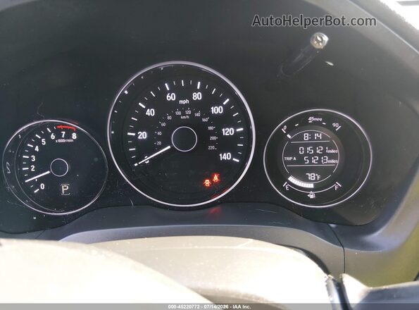 3CZRU6H18KG709666 2019 HONDA HR-V Blue უკანა სავარძლების ხედი