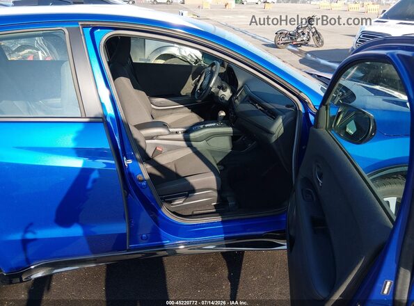 3CZRU6H18KG709666 2019 HONDA HR-V Blue წინა სალონის ხედი