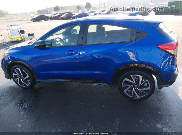 3CZRU6H18KG709666 2019 HONDA HR-V Blue სალონის 360-გრადუსიანი ხედი