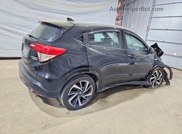 3CZRU6H18KG717041 2019 HONDA HR-V Black Tył prawy