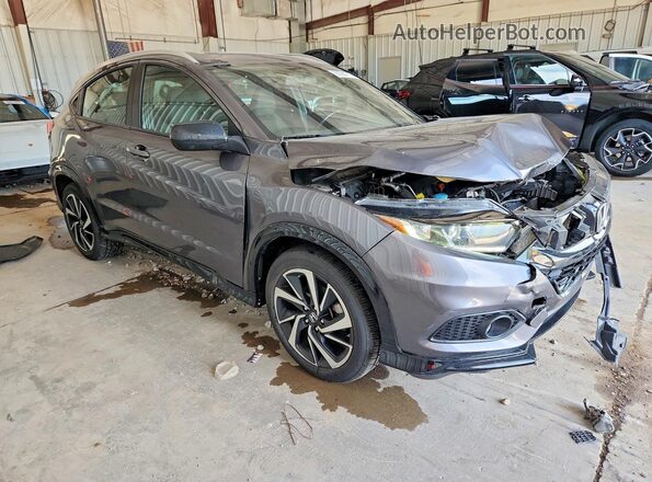 3CZRU6H18KG717265 2019 HONDA HR-V Gray Передня права чверть