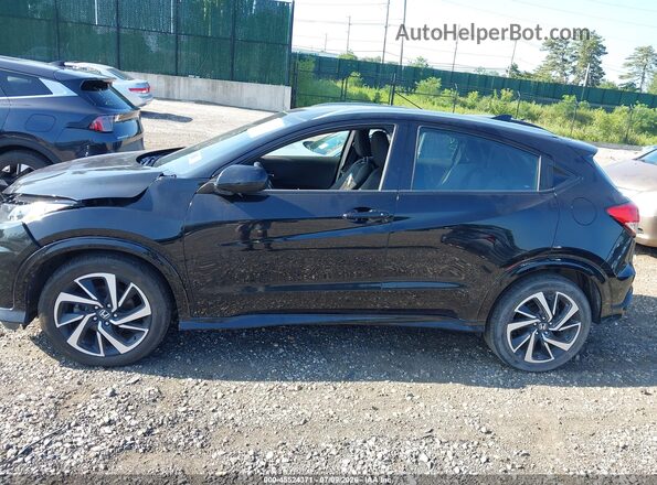 3CZRU6H18KG724958 2019 HONDA HR-V Black 360 interior view