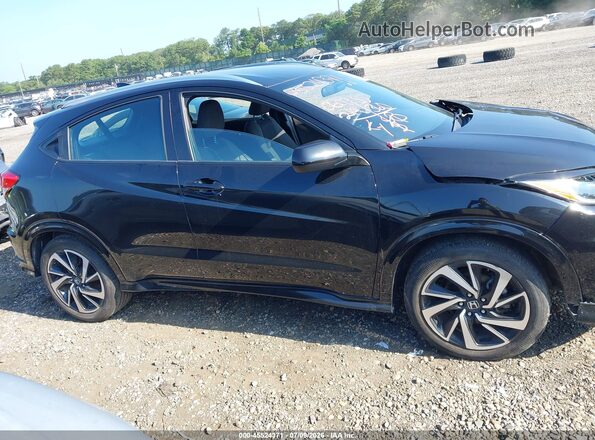 3CZRU6H18KG724958 2019 HONDA HR-V Black Rear interior view