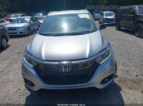 3CZRU6H18LG701844 2020 HONDA HR-V Silver Widok wnętrza z tyłu