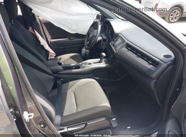 3CZRU6H18MM700390 2021 HONDA HR-V Gray Vista interior delantera