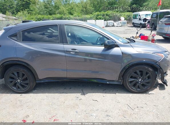 3CZRU6H18MM700390 2021 HONDA HR-V Gray Vista interior trasera