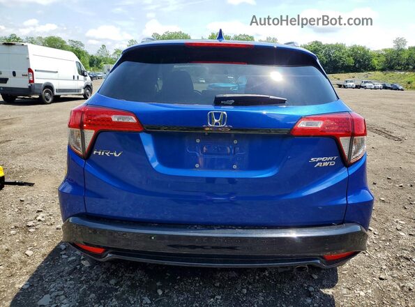 3CZRU6H18MM719781 2021 HONDA HR-V Blue Հետևի տեսք