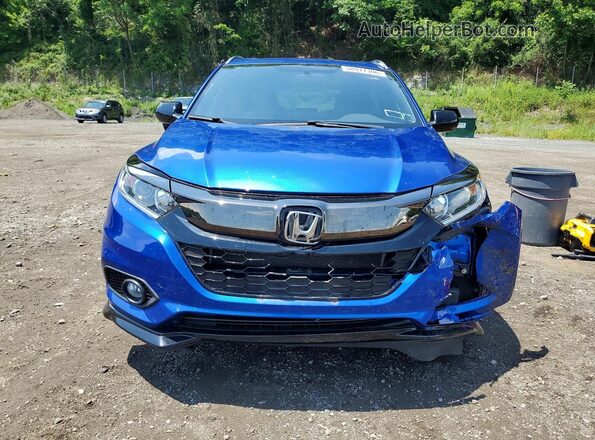 3CZRU6H18MM719781 2021 HONDA HR-V Blue Դիմացի տեսք