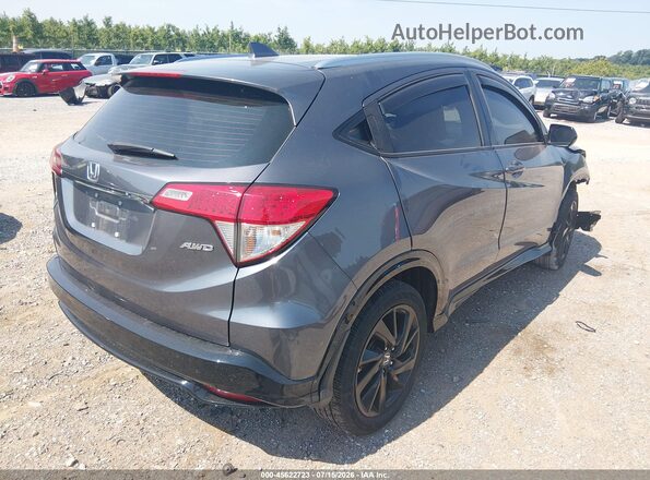 3CZRU6H18MM731865 2021 HONDA HR-V Gray Rear right