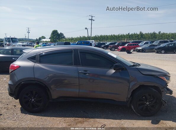 3CZRU6H18MM731865 2021 HONDA HR-V Gray Rear interior view