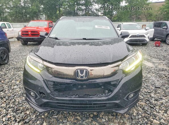 3CZRU6H18MM747192 2021 HONDA HR-V Black Вид спереду