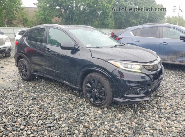 3CZRU6H18MM747192 2021 HONDA HR-V Black Передня права чверть