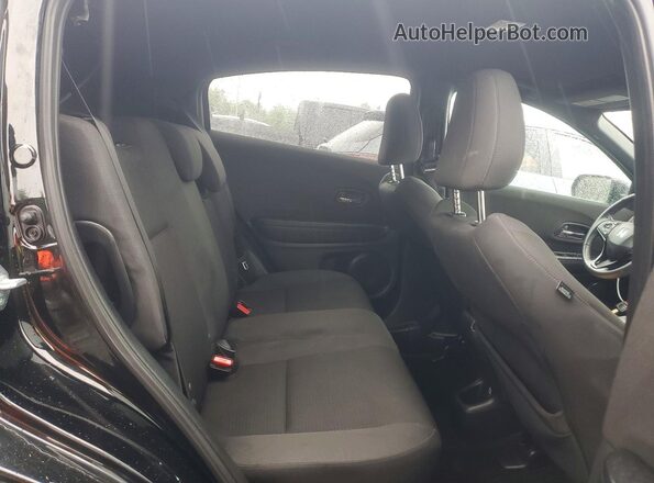 3CZRU6H18MM747192 2021 HONDA HR-V Black Вид задніх сидінь