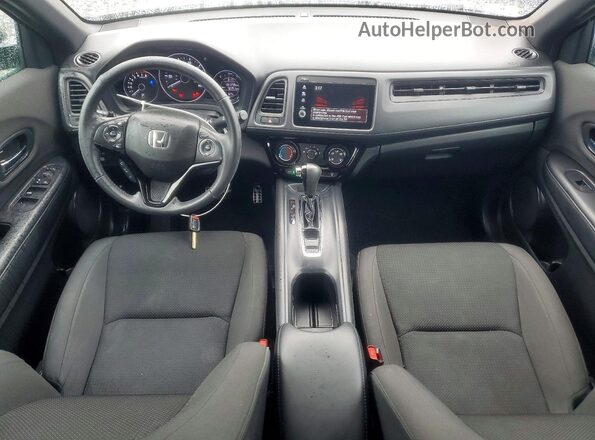 3CZRU6H18MM747192 2021 HONDA HR-V Black Вид панелі приладів