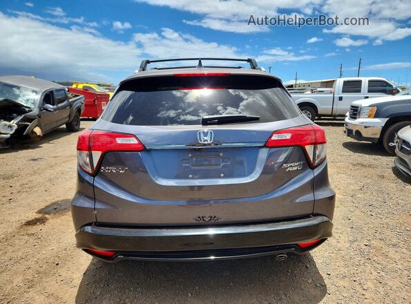 3CZRU6H19MM740395 2021 HONDA HR-V Charcoal Rear view