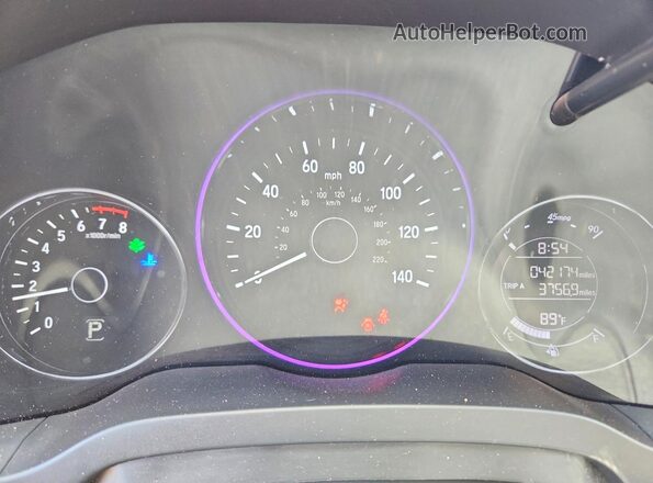 3CZRU6H19MM740395 2021 HONDA HR-V Charcoal Instrument cluster view