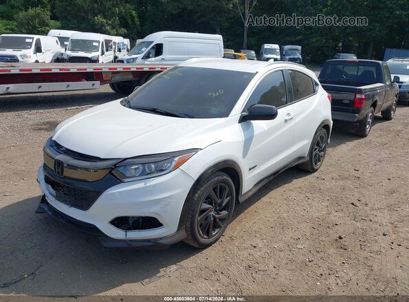 3CZRU6H19NM744674 2022 HONDA HR-V White Առջևի ձախ երեք քառորդ տեսարան