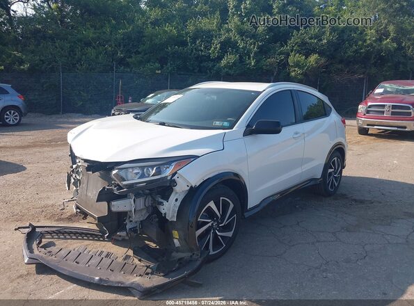 3CZRU6H1XKM721030 2019 HONDA HR-V White Front left