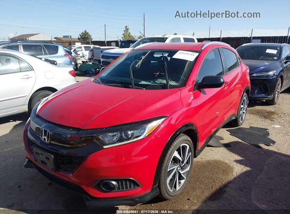 3CZRU6H1XLM712801 2020 HONDA HR-V Red Front left
