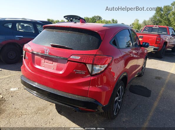 3CZRU6H1XLM712801 2020 HONDA HR-V Red Rear right