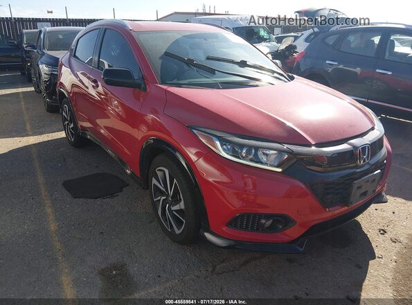 3CZRU6H1XLM712801 2020 HONDA HR-V Red Rear interior view
