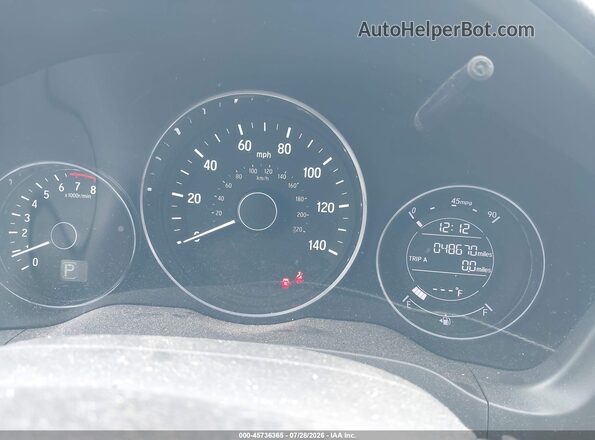 3CZRU6H1XNM707830 2022 HONDA HR-V Silver უკანა სავარძლების ხედი