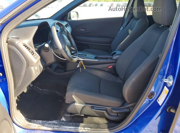 3CZRU6H1XNM743582 2022 HONDA HR-V Blue Vista interior delantera