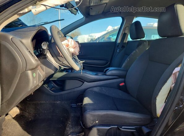 3CZRU6H30KG710652 2019 HONDA HR-V Black Front interior view