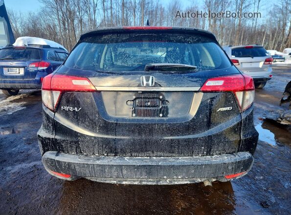 3CZRU6H30KG710652 2019 HONDA HR-V Black Rear view